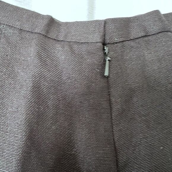 NWT Vintage Deadstock Talbot Irish Linen Straight Leg Trousers Womens Sz 12 P - Picture 5 of 10